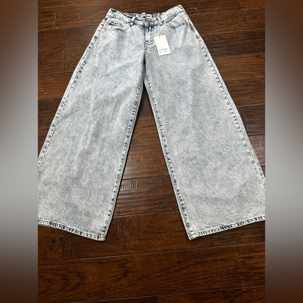 Wide Leg Light Blue‎ Jeans Y2K size 9/29 Funky Festival